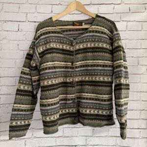 Cozy Striped Cardigan Sweater